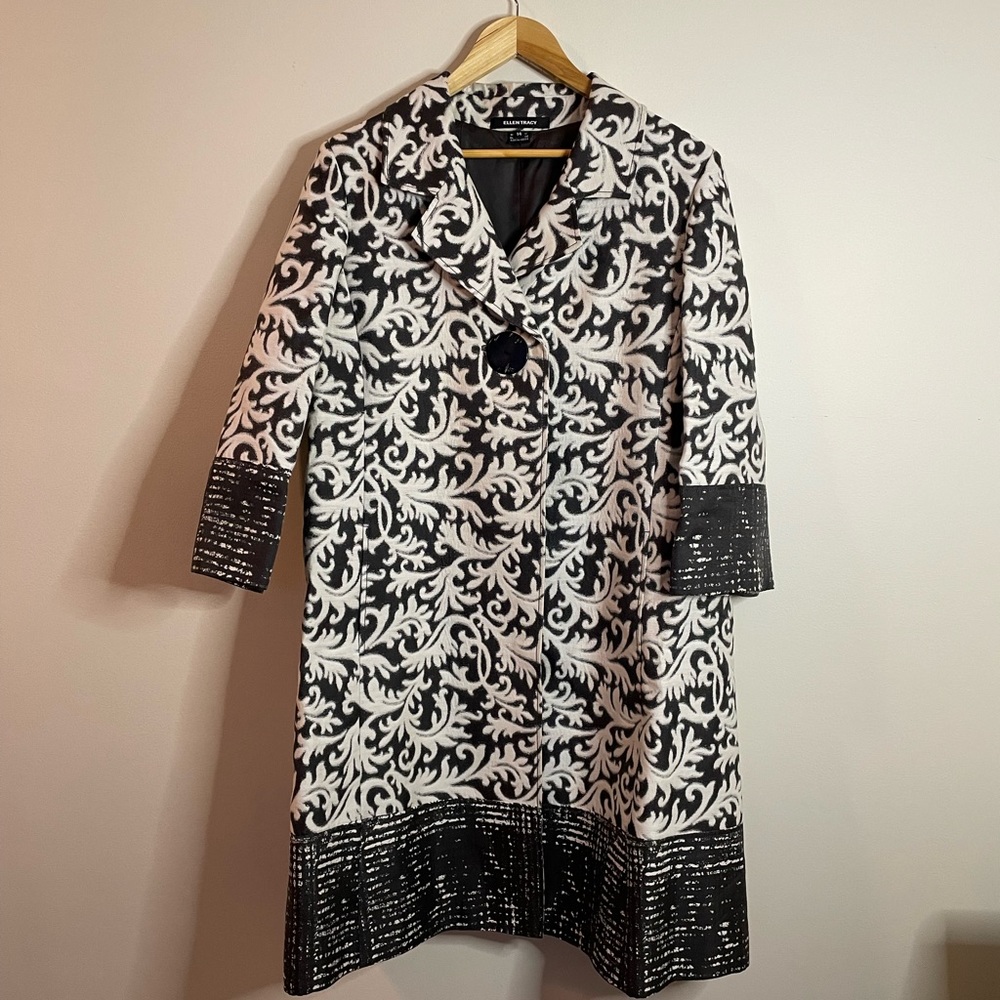 Ellen Tracy Patterned Jacket - image 1